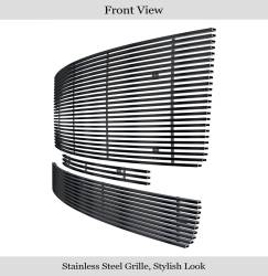 APS - APS Stainless Billet Grille Black 07-13 GMC Sierra 1500 GR07FGG43J - Image 2