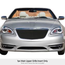 APS - APS Wire Mesh Grille Black for 11-14 Chrysler 200 GR18GFH72H - Image 1