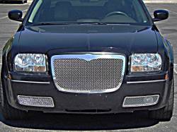 APS - APS Wire Mesh Grille-Polish for 05-10 Chrysler 300 GR18GGF77T - Image 1