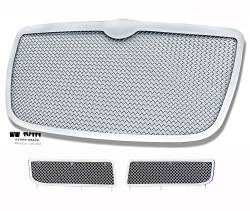APS - APS Wire Mesh Grille-Polish for 05-10 Chrysler 300 GR18GGF77T - Image 2