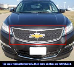 APS - APS Wire Mesh Grille-Polish 13-17 Chevrolet Traverse GR03GEI48T - Image 1