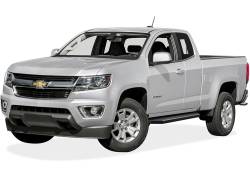 APS - APS H-Series Running Boards Black 15-25 Colorado/Canyon Extended IB03RAI8H - Image 2