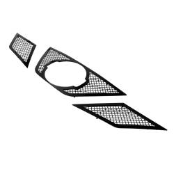 APS - APS Wire Mesh Grille Black for 14-16 Nissan Rogue GR14GEE71H - Image 2