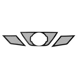 APS - APS Wire Mesh Grille Black for 14-16 Nissan Rogue GR14GEE71H - Image 3