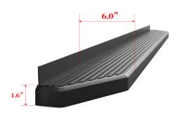 APS - APS H-Series IB03RBB2H Running Boards Black for 21-25 Chevy Suburban - Image 4