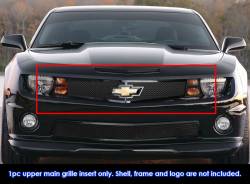 APS - APS Wire Mesh Grille Black 10-13 Chevrolet Camaro GR03GFG23H - Image 1