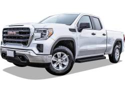 APS - APS IRunning Running Boards Black 19-25 Silverado/Sierra Double IB03RBI5B - Image 2