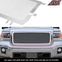 APS - APS Wire Mesh Grille-Polish 14-15 GMC Sierra 1500 GR07GEI73T - Image 1