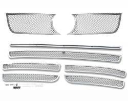 APS - APS Wire Mesh Grille-Polish for 03-07 Volkswagen Touareg GR22GGH46T - Image 2