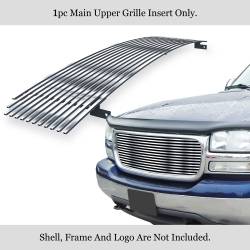APS - APS Stainless GR07HEC69S Billet Grille-Polish for GMC Sierra/Yukon/XL - Image 1