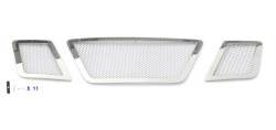 APS - APS Wire Mesh Grille-Polish for 05-08 Nissan Frontier GR14GFE05T - Image 2