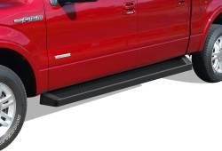 APS - APS IRunning Running Boards Black 09-14 Ford F150 Crew IB06RAG7B - Image 1