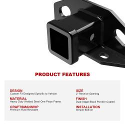 APS - APS Class III 2" Trailer Receiver Hitch for Lexus GX460 HT18CAG46 - Image 5