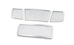 APS - APS Wire Mesh Grille-Polish for 04-07 Nissan Titan GR14GGH69S - Image 2