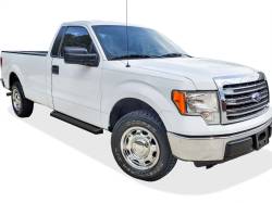 APS - APS IRunning Running Boards Black 09-14 Ford F150 Regular IB06RBA2B - Image 2