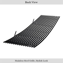 APS - APS GR14HEC64J Stainless Billet Grille Black for 04-15 Nissan Titan - Image 3