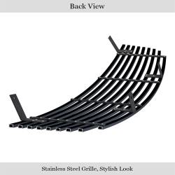 APS - APS GR14HED02J Stainless Billet Grille Black for 04-06 Nissan Sentra - Image 3