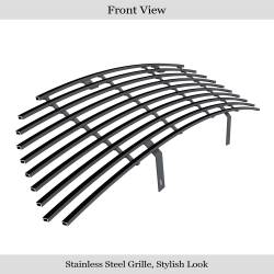 APS - APS Stainless Billet Grille Black for 02-04 Nissan Altima GR14HED06J - Image 2