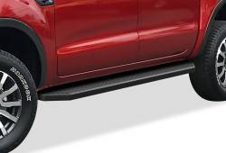 APS - APS H-Series Running Boards Black 19-23 Ford Ranger Crew IB06RBC9H - Image 1