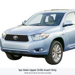 APS - APS Stainless Billet Grille Black for 08-10 Toyota Highlander GR20FFE47J - Image 1