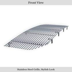 APS - APS Stainless Billet Grille-Polish 16-18 GMC Sierra 1500 GR07HFC62S - Image 2