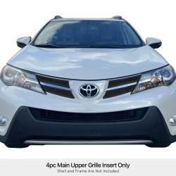 APS - APS Wire Mesh Grille Black for 13-15 Toyota RAV4 GR20GEE81H - Image 1