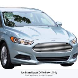 APS - APS Stainless Billet Grille-Polish 13-16 Ford Fusion GR06FEI40S - Image 1