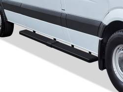 APS - APS IStep 6" Running Boards Black for 07-25 Sprinter Van IB04FDJ3B - Image 1