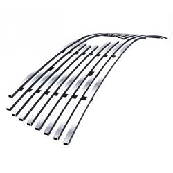 APS - APS Stainless Billet Grille Black 10-12 Ford Mustang V6 GR06FFF54S - Image 2