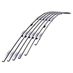 APS - APS Stainless Billet Bumper Grille Black 10-12 Ford Mustang V6 GR06FFF55S - Image 2