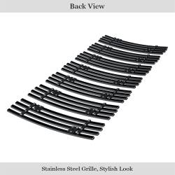 APS - APS Stainless Billet Grille Black for 08-12 Jeep Liberty GR10FEE51J - Image 3