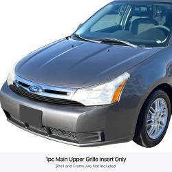 APS - APS Stainless Billet Grille Black 08-11 Ford Focus GR06FFF62J - Image 1