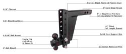 BulletProof Hitches - BulletProof ED2010 2.0" Extreme Duty 10" Drop Or Rise Hitch - Image 7