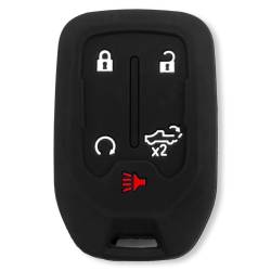 Recon - Recon 264002GM1BK Silicone Key Fob Cover Black 19-21 Silverado/Sierra - Image 1