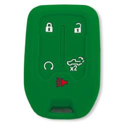 Recon - Recon 264002GM1GR Silicone Key Fob Cover Green 19-21 Silverado/Sierra - Image 1