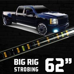 Recon - Recon 26414XS Big Rig Strobing 62" LED Side Running Light Bars White/Amber - Image 3