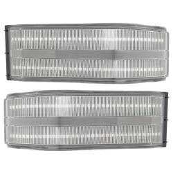 Recon - Recon 264153CL LED Side Mirror Lenses Clear/Amber 14-19 Silverado/Sierra - Image 1