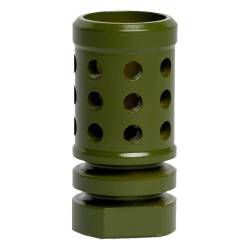Recon - Recon 264CBGR101 Perforated Design Antenna Tip for Barrel Antenna-Army Green - Image 1