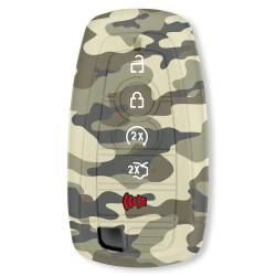 Recon - Recon 264002FD2GC Silicone Key Fob Cover Green Camo 18-25 F150/Super Duty - Image 1