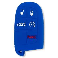 Recon - Recon 264002DG1BL Silicone Key Fob Cover Blue for 13-18 Ram Trucks - Image 1