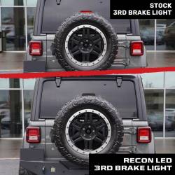 Recon - Recon 264327BK LED Third Brake Light Smoked/Red for 18-25 Jeep Wrangler JL - Image 4