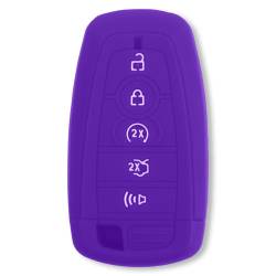 Recon - Recon 264002FD2PR Silicone Key Fob Cover Purple 18-25 F150/Super Duty - Image 1