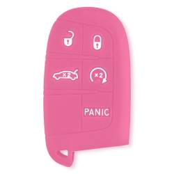 Recon - Recon 264002DG1PK Silicone Key Fob Cover Pink for 13-18 Ram Trucks - Image 1