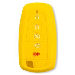 Recon - Recon 264002FD2YL Silicone Key Fob Cover Yellow 18-25 F150/Super Duty - Image 1