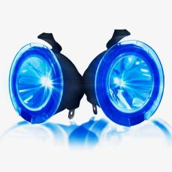 Recon - Recon 264242BL LED Side Mirror Puddle Light Kit-Blue 09-14 Ford F150/Raptor - Image 2
