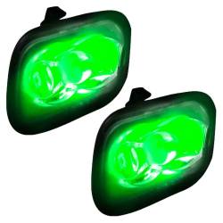 Recon - Recon 264243GR LED Side Mirror Puddle Light Kit-Green F150/Super Duty/Bronco - Image 2
