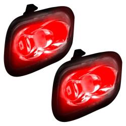 Recon - Recon 264243RD LED Side Mirror Puddle Light Kit Red F150/Super Duty/Bronco - Image 2