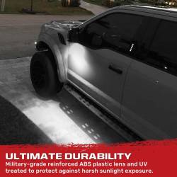 Recon - Recon 264243WH LED Side Mirror Puddle Light Kit White F150/Super Duty/Bronco - Image 4