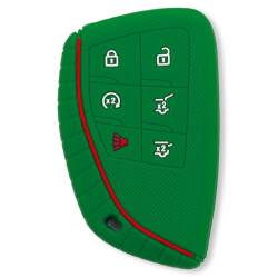 Recon - Recon 264002GM3GR Silicone Key Fob Cover Green 21-25 Tahoe/Suburban/Yukon/XL - Image 1