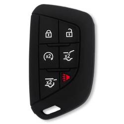 Recon - Recon 264002GM4BK Silicone Key Fob Cover Black 21-25 Escalade - Image 1
